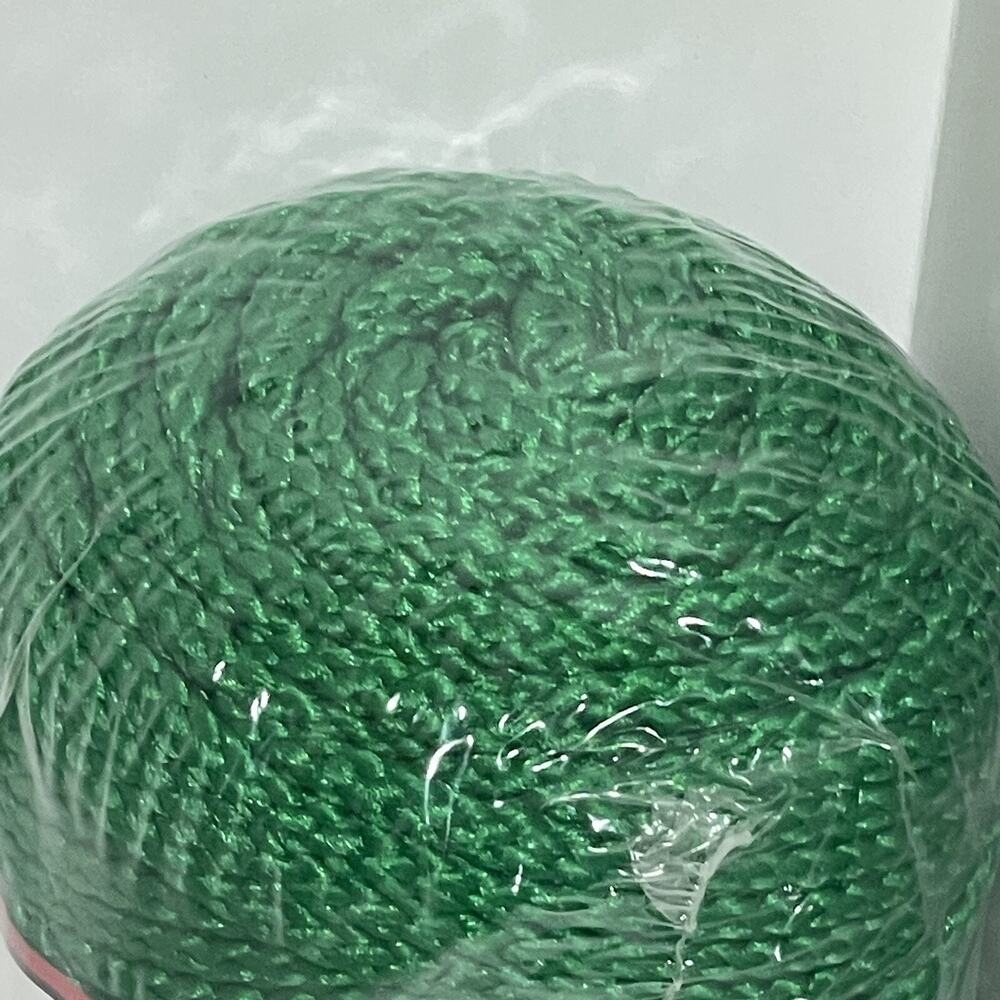 New Vintage Bonnie Macrame Braid 6mm 100 Yards Pepperell Craft Cord Green NOS - Picture 6 of 8